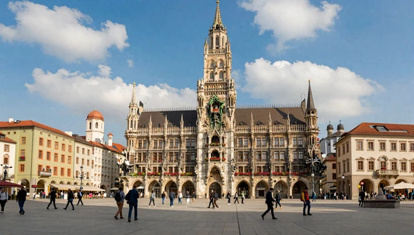 Munich Marienplatz - traditional Bavarian city for meeting German women