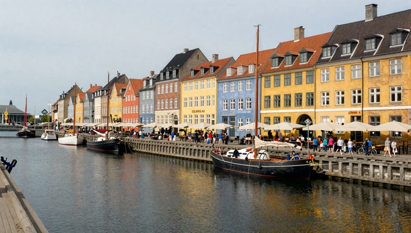Copenhagen Nyhavn canal with colorful townhouses - top city for meeting Danish women for dating