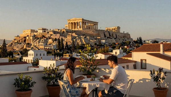 Athens Acropolis at golden hour - top city for meeting Greek women for dating