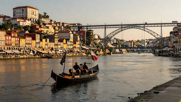 Porto Ribeira waterfront along the Douro River - romantic Portuguese dating destination