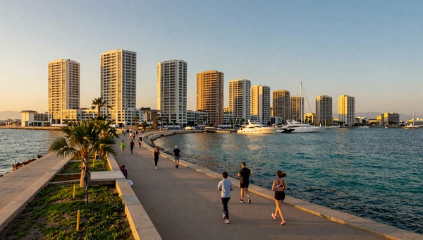 Limassol Molos waterfront promenade at sunset - top coastal city for Cypriot dating