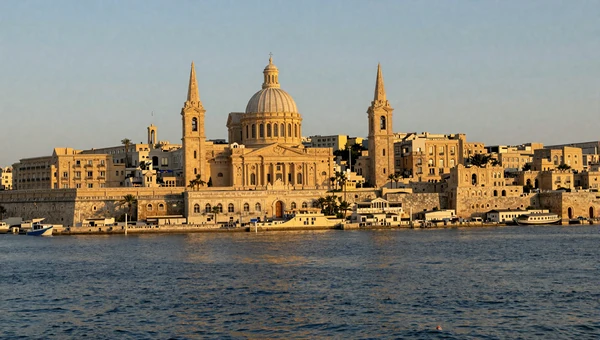 Valletta Grand Harbour at golden hour - Malta's capital city ideal for meeting Maltese women for dating