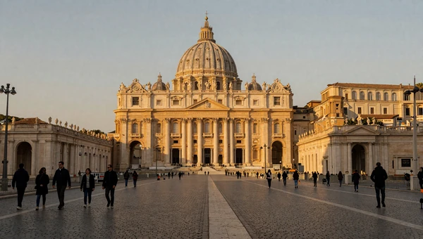 Via della Conciliazione leading to St. Peter's Basilica - the heart of Vatican-area dating in Rome